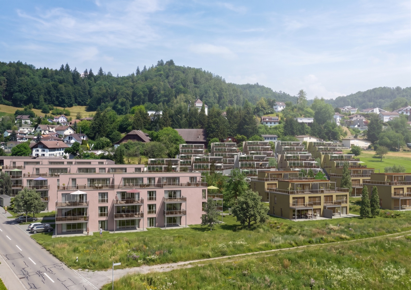 Siedlung Mösli in Moosleerau – Übersicht